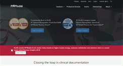 Desktop Screenshot of mmodal.com